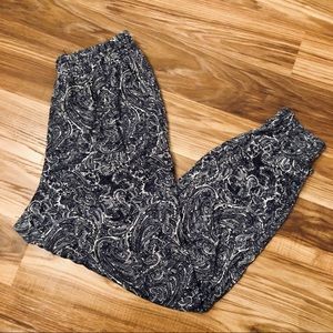 H&M Paisley Print Lounge Jogger Pants